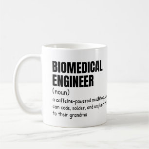 Mug Goutte de café de l'ingénieur biomédical