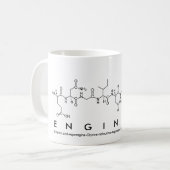 Mug Goutte de mots du peptide ingénieur (Devant gauche)
