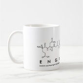 Mug Goutte de mots du peptide ingénieur (Gauche)