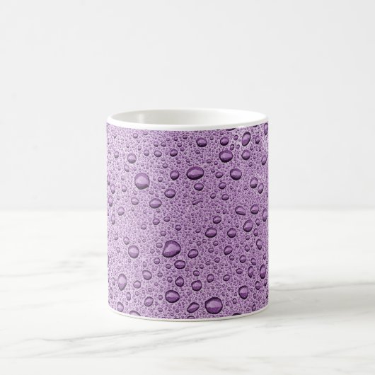 Mug gouttelettes d'eau violette (Centre)