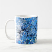 Mug Gouttes Bleues Abstraction (Gauche)