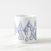 Mug Gouttes de pluie (3D) (Centre)