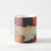 Mug Gouttes de pluie sur une feuille (Devant gauche)