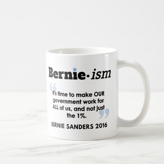 Mug Gouvernement de Bernie.ism pour tous (Droite)