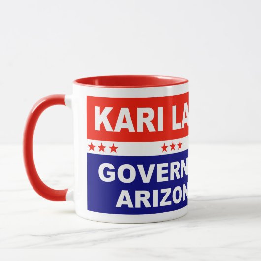 Mug Gouverneur de Kari Lake Arizona (Gauche)