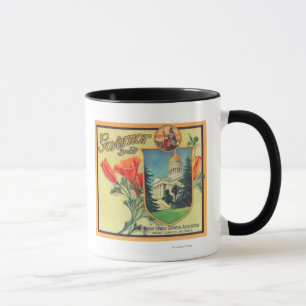 Mug Gouverneur Orange LabelLindsay, CA