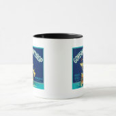 Mug Gouverneur Winthrop Apple Étiquette (bleu) - Yakim (Centre)