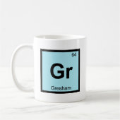 Mug Gr - Gresham Oregon Chimie Tableau Périodique Vill (Gauche)