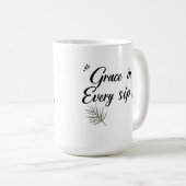 Mug Grâce à chaque gorgée (Devant droit)