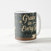 Mug Grâce à chaque gorgée 2 (couleur) (Devant droit)