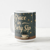 Mug Grâce à chaque gorgée 2 (couleur) (Devant gauche)