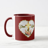Mug Grace and Light – Christian Easter - caneca (Gauche)