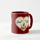 Mug Grace and Light – Christian Easter - caneca (Devant droit)
