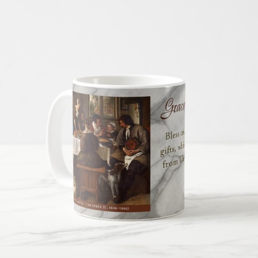 Mug Grace Before Meals Prayer (Devant gauche)