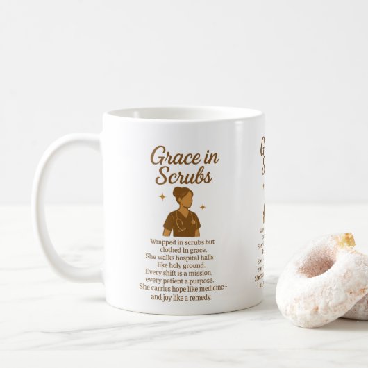 Mug Grace Dans Les Écruts (Avec donut)