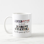 Mug Grâce de Dieu marine de grand-maman (Gauche)