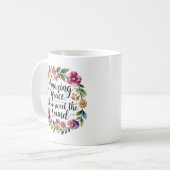 Mug Grace Extraordinaire florale (Devant gauche)