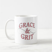 Mug Grace & Gris en rose et gris (Gauche)