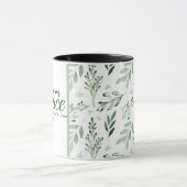 Mug Grâce incroyable Feuilles vertes (Centre)