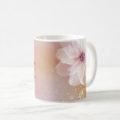 Mug Grâce incroyable Fleur rose  (Devant droit)