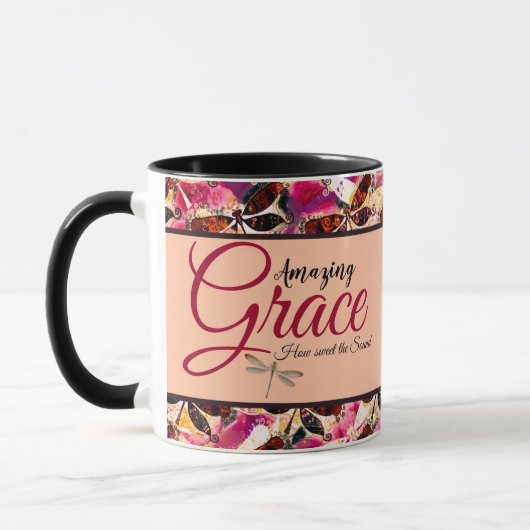 Mug Grâce incroyable Libellules lumineuses (Gauche)