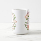 Mug Grace sur grâce - Jean 1:16 - Floral (Centre)