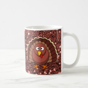 Mug Grâces à la Turquie brûler Orange Faux Parties sci