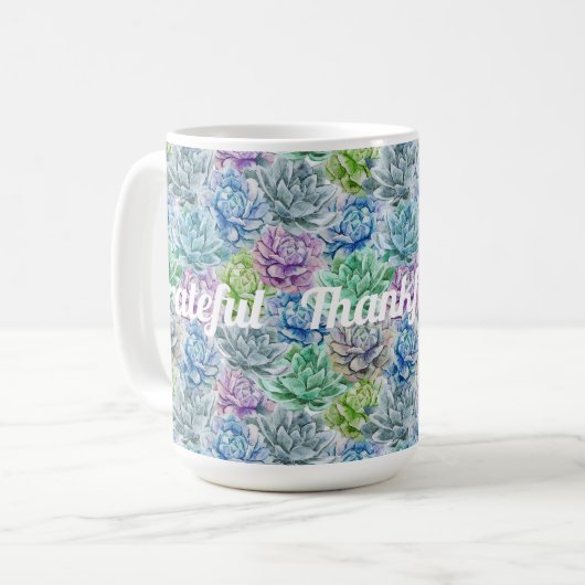 Mug Grâces - Heureux - Bénis (Devant gauche)