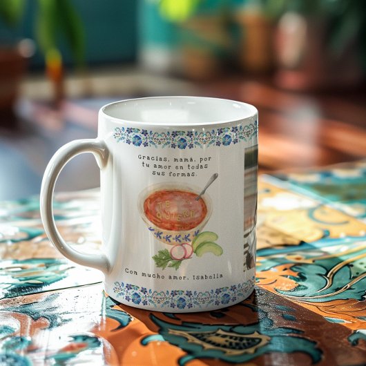 Mug Gracias Mamá | Sopa de Letras 3 Photo Collage