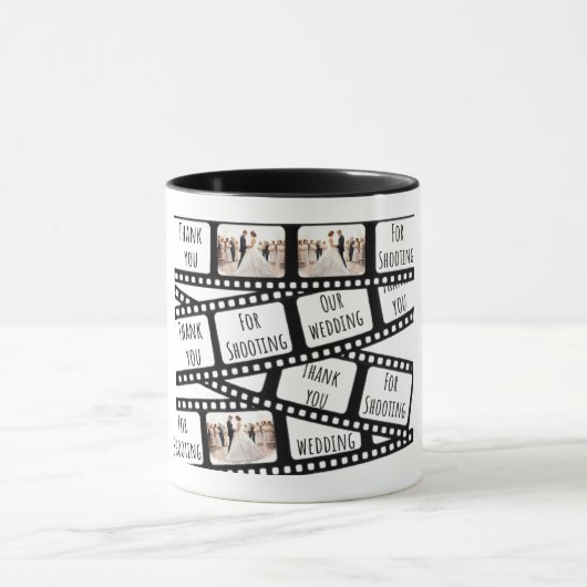 Mug Gracias por fotografiar nuestra boda (Centre)