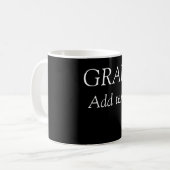 Mug Grad simple graduation minimale élégante typo mode (Devant gauche)