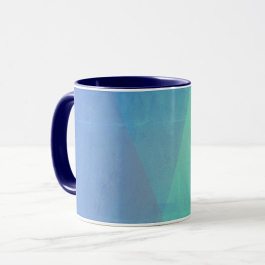 Mug Gradation Blue Aqua & Turquoise (Devant gauche)