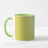 Mug Gradation géométrique jaune moderne (Gauche)
