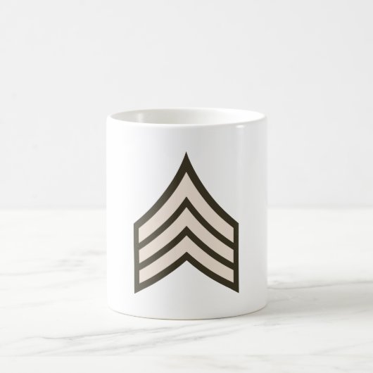 Mug grade de sergent de l'armée (Centre)