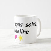 Mug gràdh agus solas, Madeline (love and light) (Devant droit)