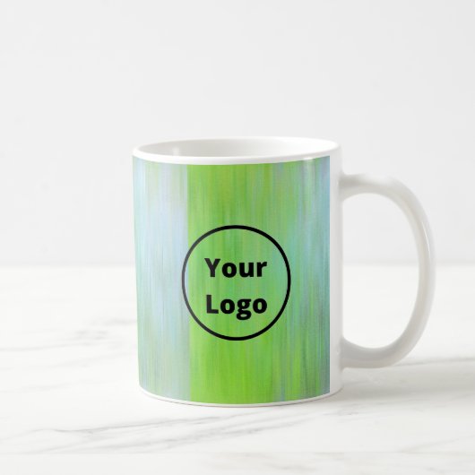 Mug Gradient bleu et vert texturé (Droite)