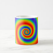 Mug Gradient du Colorful Spiral Effect (Centre)