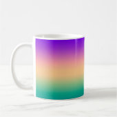 Mug Gradient ombre green yellow pink purple soft blurr (Gauche)