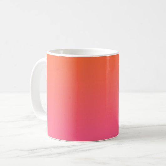 Mug Gradient orange et rose (Devant gauche)