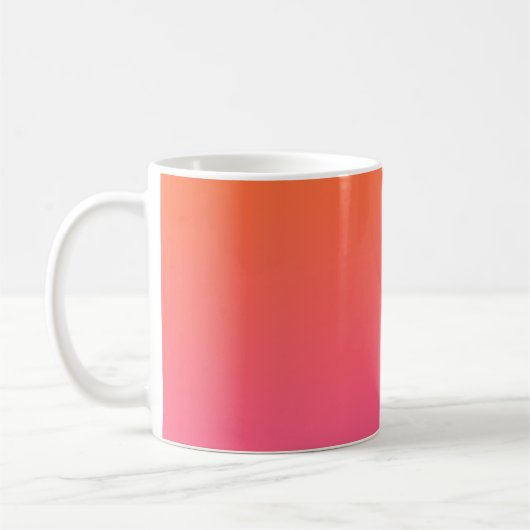 Mug Gradient orange et rose (Gauche)