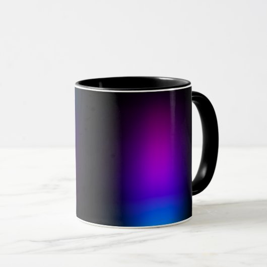 Mug Gradient violet noir (Devant droit)