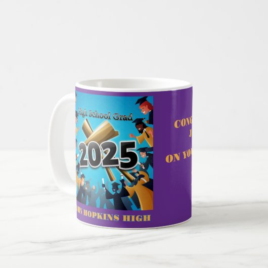 MUG " GRADS 2025 " (Devant gauche)