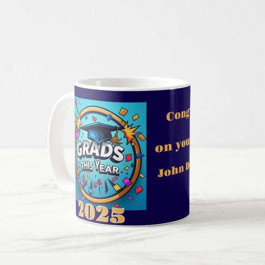 MUG " GRADS 2025 " (Devant gauche)