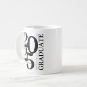 Mug Graduate 2024 Trendy Black Graduation (Devant gauche)