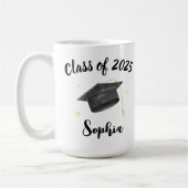 Mug Graduate Class Of 2025 Mug, Graduatio Personnalisé (Gauche)
