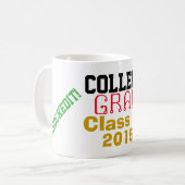Mug Graduate de l'université Année #IRockedIt (Devant gauche)