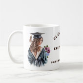 Mug Graduate Girl Graduate University College School (Gauche)