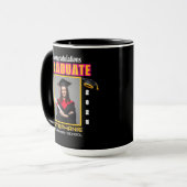 Mug Graduate Photo Graduation Félicitations sur mesure (Devant gauche)