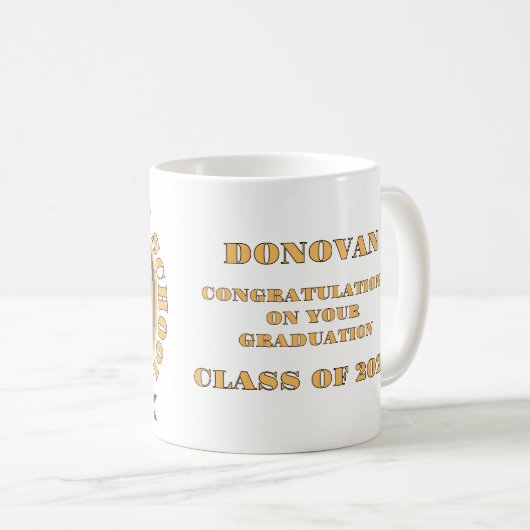 MUG " GRADUATION 2025 " (Devant droit)