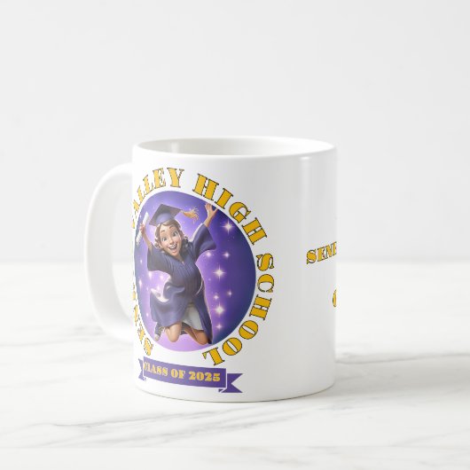 MUG " GRADUATION 2025 " (Devant gauche)